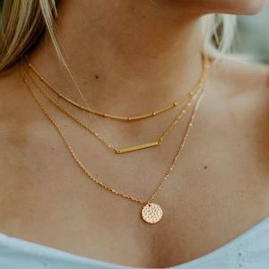 Layered Coin Necklace